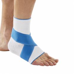 ANKLE BRACE + VELCRO BOTA PLUS WHITE LEFT SMALL - 21 cm
