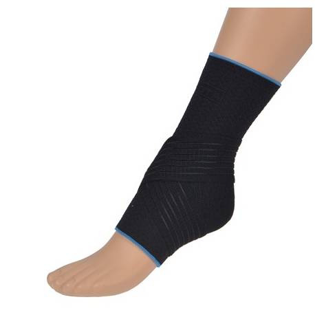ANKLE BRACE + VELCRO BOTA PLUS BLACK MEDIUM 21-23 cm