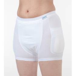 HEUPBESCHERMERSLIP 1411 000 +PU DAME - WIT XLARGE