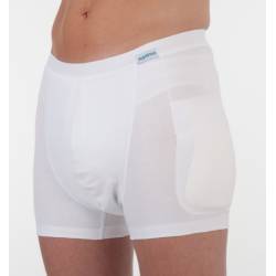 HEUPBESCHERMERSLIP 1412 000 +PU MAN - WIT LARGE