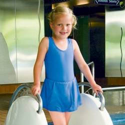 BADPAK 1523 MEISJE, SLIP PE, BLAUW 152 (OMTREK 57-70CM)