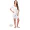 BODY 4695 - SHORT SLEEVES, WHITE LARGE (80 - 110 CM)