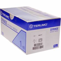TERUMO 1 ml sans aiguille TUBERCULINE