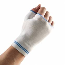 SERRE-POIGNET-MAIN 100 + POUCE BLANC 2 16,0 - 19,0 CM