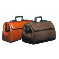 RUSTICANA black leather (8011) + 2 front pockets 38 x 21 x 27H cm