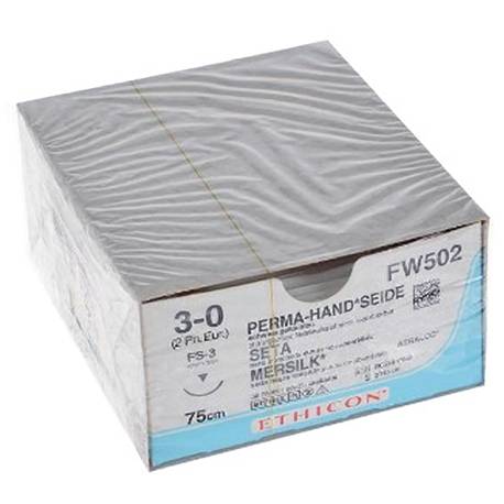 MERSILK 3/0 FW 502 16 mm 75 cm