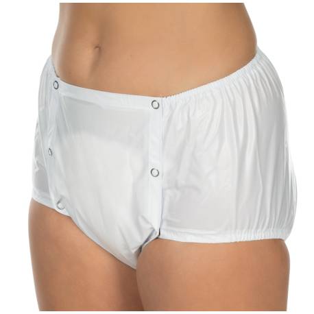 SLIP 1201 001 PVC UNISEX BUTTONS WHITE 38 (CIRCONF. 94 CM)