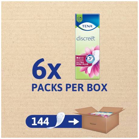TENA DISCREET ULTRA MINI PLUS (00) 761832 ( 6 x 24 st )