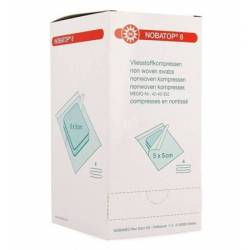 NOBATOP 8 STERIEL PER 2 - non woven 5,0 x 5,0 cm