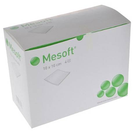 MESOFT non woven kompressen 10,0 x 10,0 cm