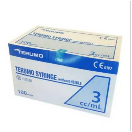TERUMO 3 ml EMBOUT CENTRAL
