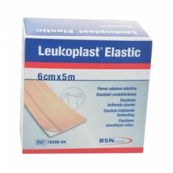LEUKOPLAST ELASTIC - normale huid 6 cm x 5 m