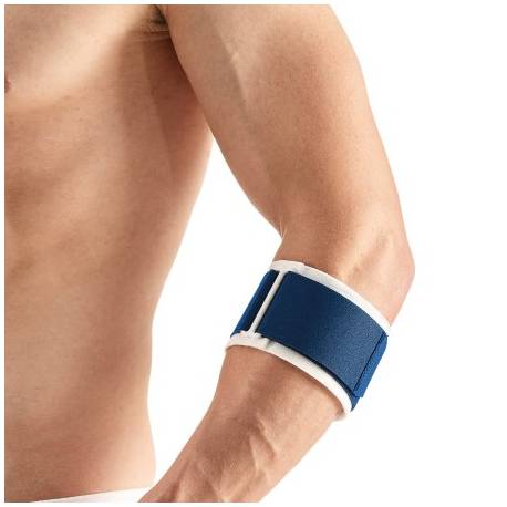 ELBOTA ELBOWBANDAGE SHORT - SPORT - Wh/Bl 2 + 30 CM