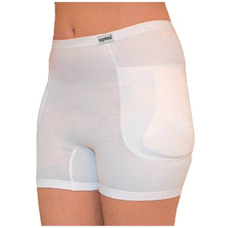 HEUPBESCHERMERSLIP 1409 000 UNISEX - WIT XXLARGE