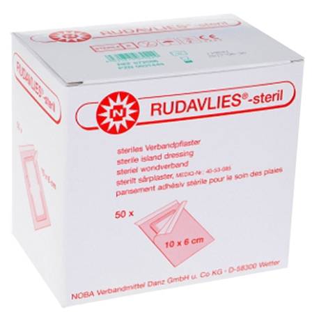 RUDAVLIES - steriel wondverband NOBA 6 x 10 cm