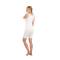 BODY 4696 - SANS BRAS+FERMETURE ECLAIR, BLANC LARGE (80 - 110 CM)
