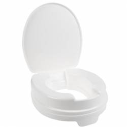 SURELEVATEUR DE TOILETTE AVEC COUVERCLE H 10 cm