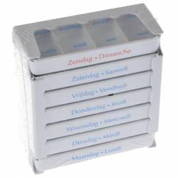 MEDIKAMENTENVERDELER PER WEEK PILL-BOX los per dag groot model