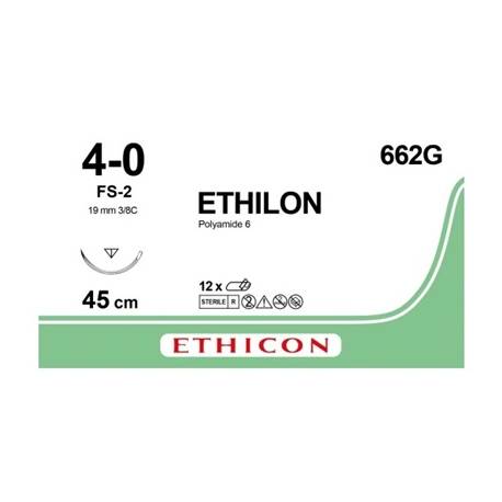 ETHILON 4/0 662G 45CM