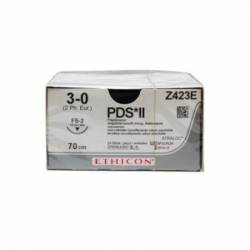 FIL DE SUTURE ETHICON PDSII CLR 70CM M2 USP3-0 Z423 E