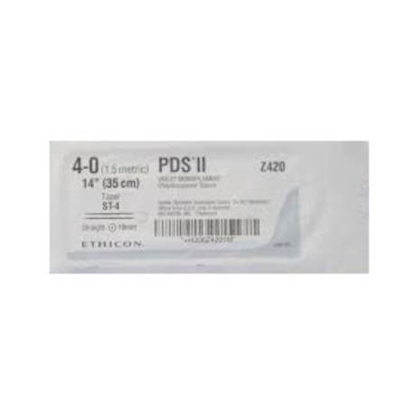STITCHING THREAD ETHICON PDSII CLR 70CM M1 USP5-0 FZ420 E