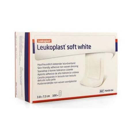 LEUKOPLAST SOFT WHITE 3,8 cm x 7.2 cm