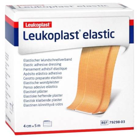 LEUKOPLAST ELASTIC - peau normale 4 cm x 5 m