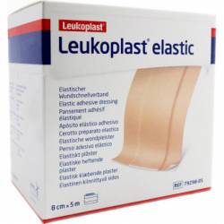 LEUKOPLAST ELASTIC - peau normale 8 cm x 5 m