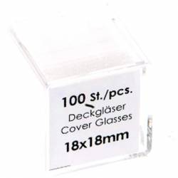 DEKGLAASJES - PER 100 18 x 18 mm