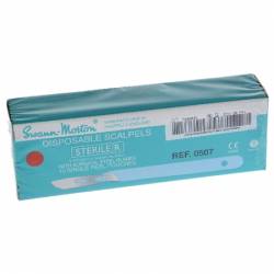 BISTOURI VOLLEDIG met plastiek handvat Swann Morton Nr 21 (0507)