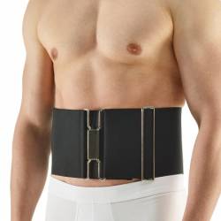 CEINTURE NOIRE - HAUTEUR 16 CM 85 CM