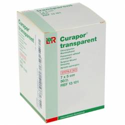 CURAPOR transparant 7 x 5 cm