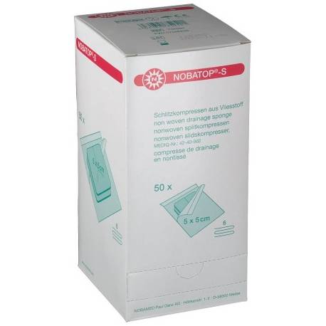 SPLITDRESSING STERILE NOBA - NON WOVEN 5 x 5 cm /2