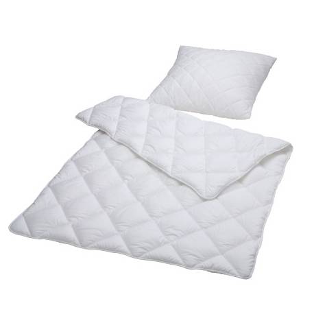 SET LIT SUPRIMA 35810 BLANC TAIE 80X80 cm, HOUSSE 135X200 cm