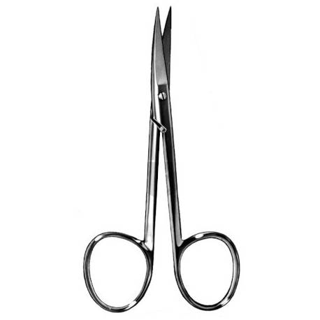 LIGATURE SCISSORS CURVED 11.5 CM