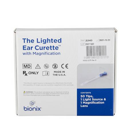 LIGHTED EAR CURETTE REF 2240 50 pieces