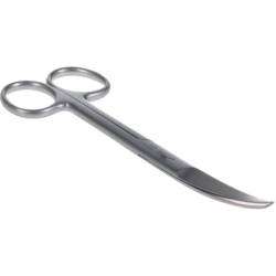 CISEAUX COURBES POINTUS/MOUSSES 16,5 cm