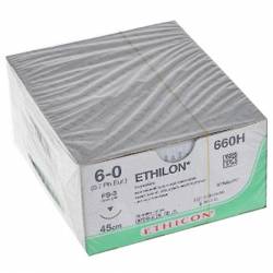 ETHILON 6/0 H 660 16 mm 45 cm
