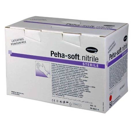 GANTS PEHA-SOFT NITRILE STERILES MEDIUM