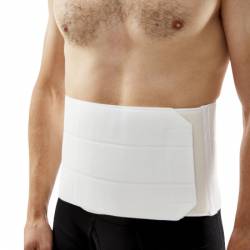 LUMBOTA SOFT 3 BANDES HAUTEUR 20 CM BLANC MEDIUM 85/105CM