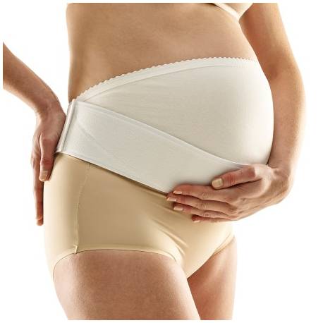LUMBOTA MATERNITY BELT WHITE MEDIUM 95/105 CM