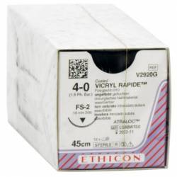 VICRYL RAPIDE 4/0 V2920G 19 mm 45 cm
