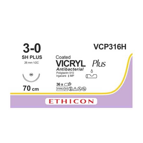 VICRYL 2/0 VCP443 24 mm 70 cm