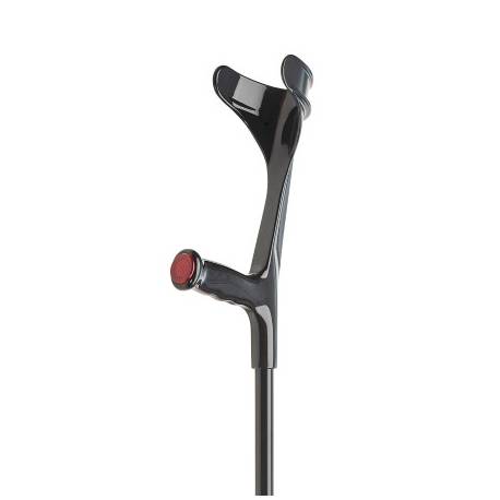 CRUTCHES ALU GRAPHITE/graphite - ADULTS - 17 mm max 140 kg