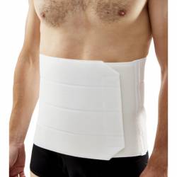 LUMBOTA SOFT 4 BANDES HAUTEUR 26 CM BLANC LARGE 95/115CM