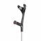 CRUTCHES ALU BLACK - ADULTS - 17 mm PIECE max 140 kg