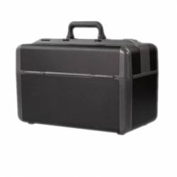 IDEAL black leather (2210) 44 x 24 x 29 H cm