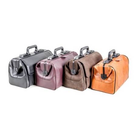 RUSTICANA black leather (8111) + 2 front pockets 43 x 21 x 27H cm