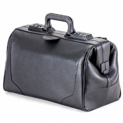 RUSTICANA black leather (9111) + front pocket 43 x 21 x 27H cm