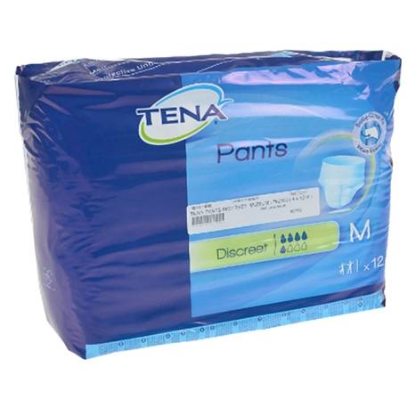 TENA PANTS DISCREET MEDIUM (00000) 792300 ( 4 x 12 st )